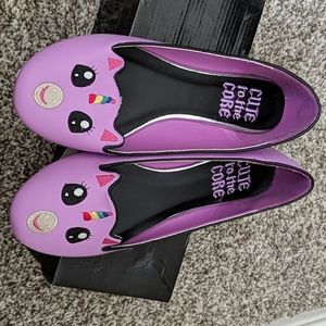 Purple Unicorn flats